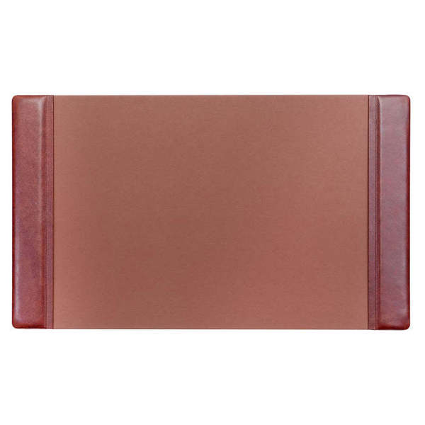 Dacasso Mocha Leather 34" x 20" Side-Rail Desk Pad PR-3001